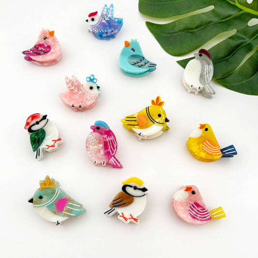 Mini Bird Hair Claw Clip