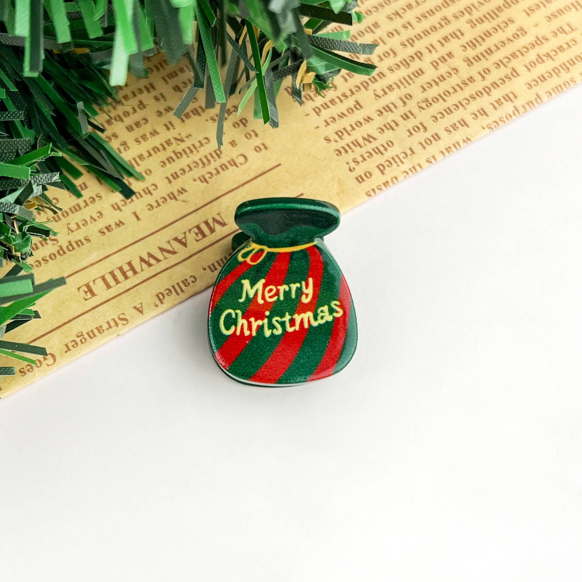 Christmas Mini Hair Claw Clip