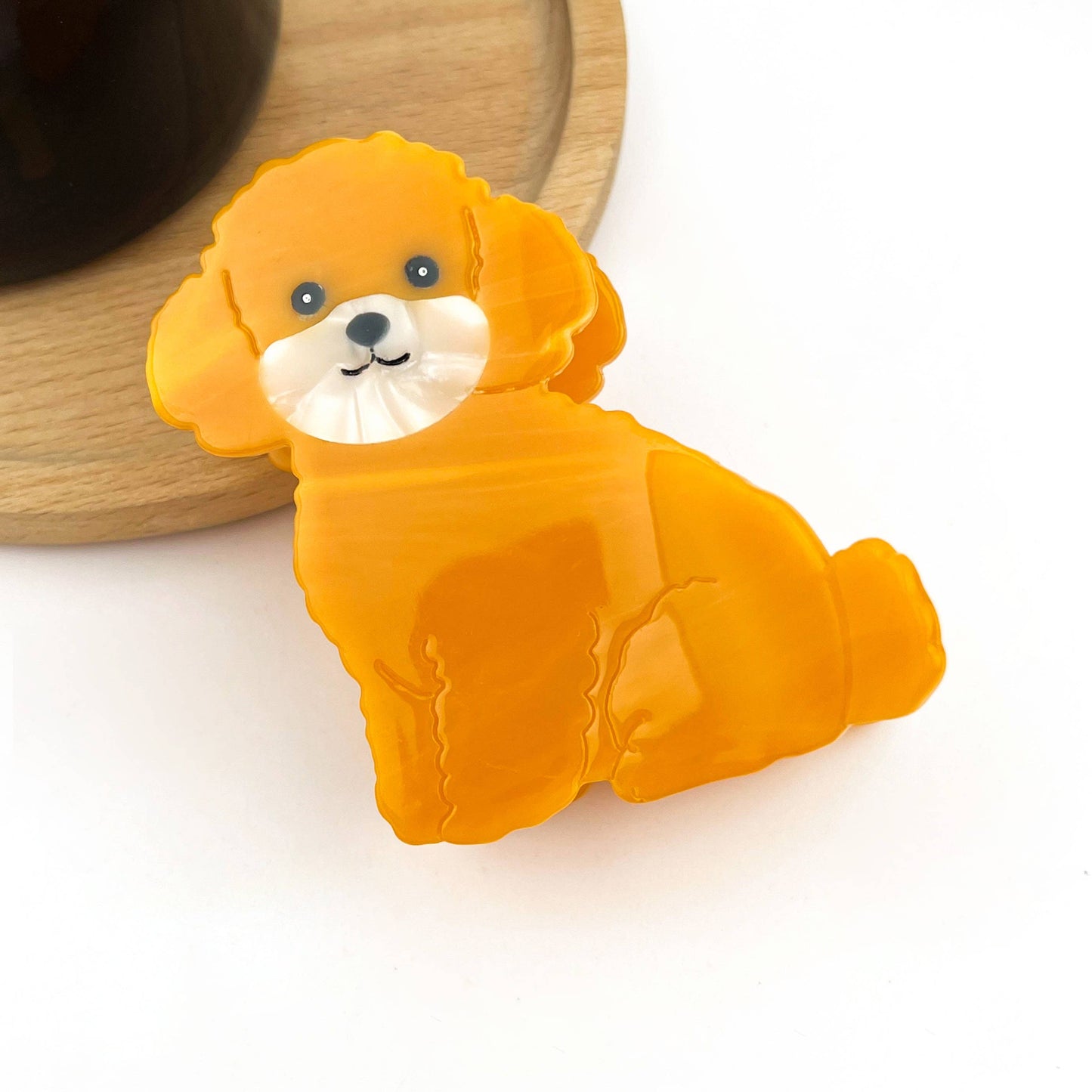 Acetate Puppy Series Hair Clips, Cute Dog Barrettes