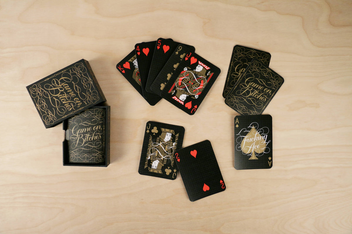 Playing Cards - Game On, Bitches