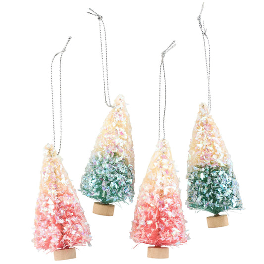 Retro Bottle Brush Tree Set