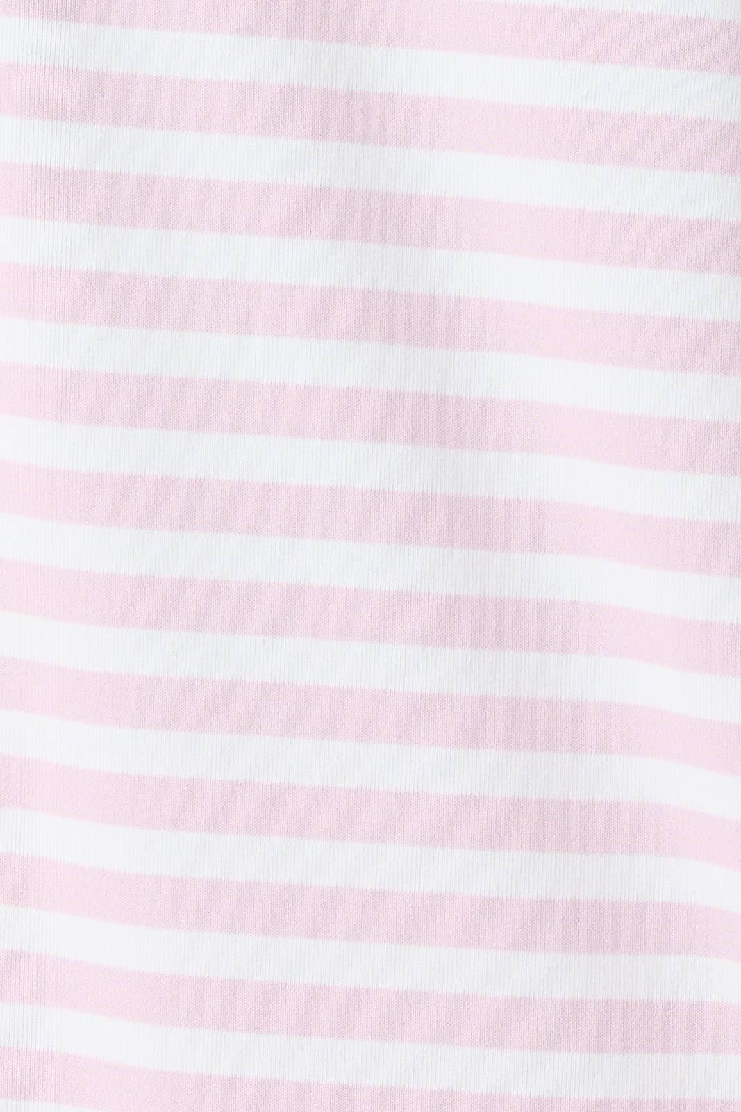 SHORT SLEEVE ROUND NECK OVERSIZED STRIPE T-SHIRT