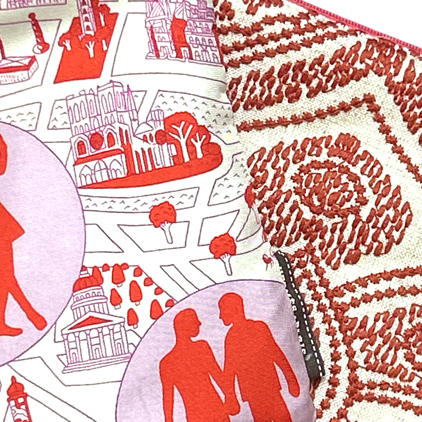 Nouveaux Amoureux de Paris Vintage Scarf All-Around Bag