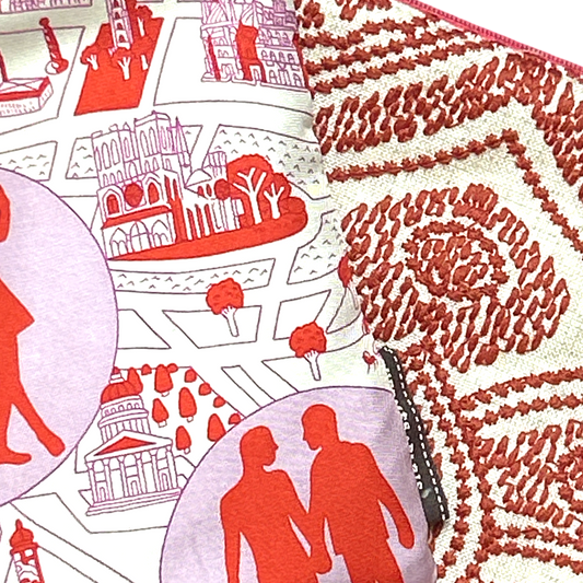 Nouveaux Amoureux de Paris Vintage Scarf All-Around Bag