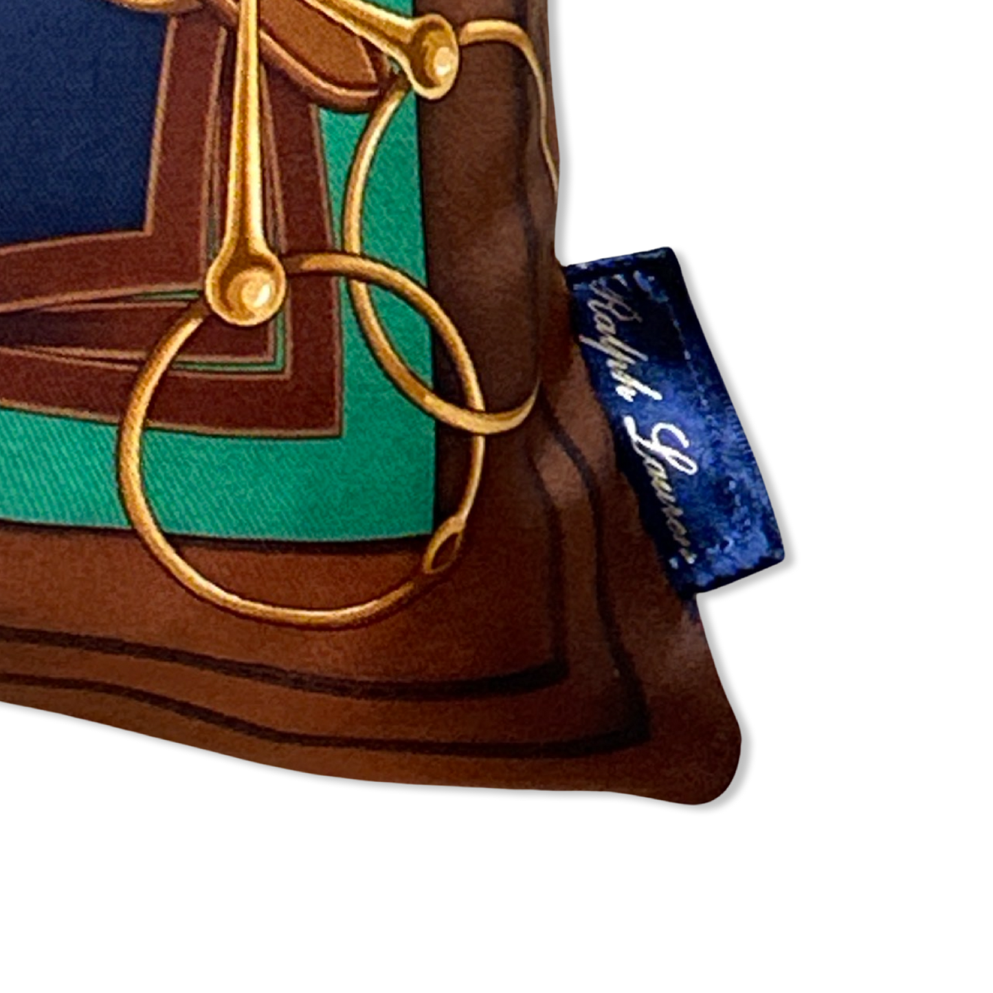 Equestrian Vintage Silk Scarf Pillows 17"